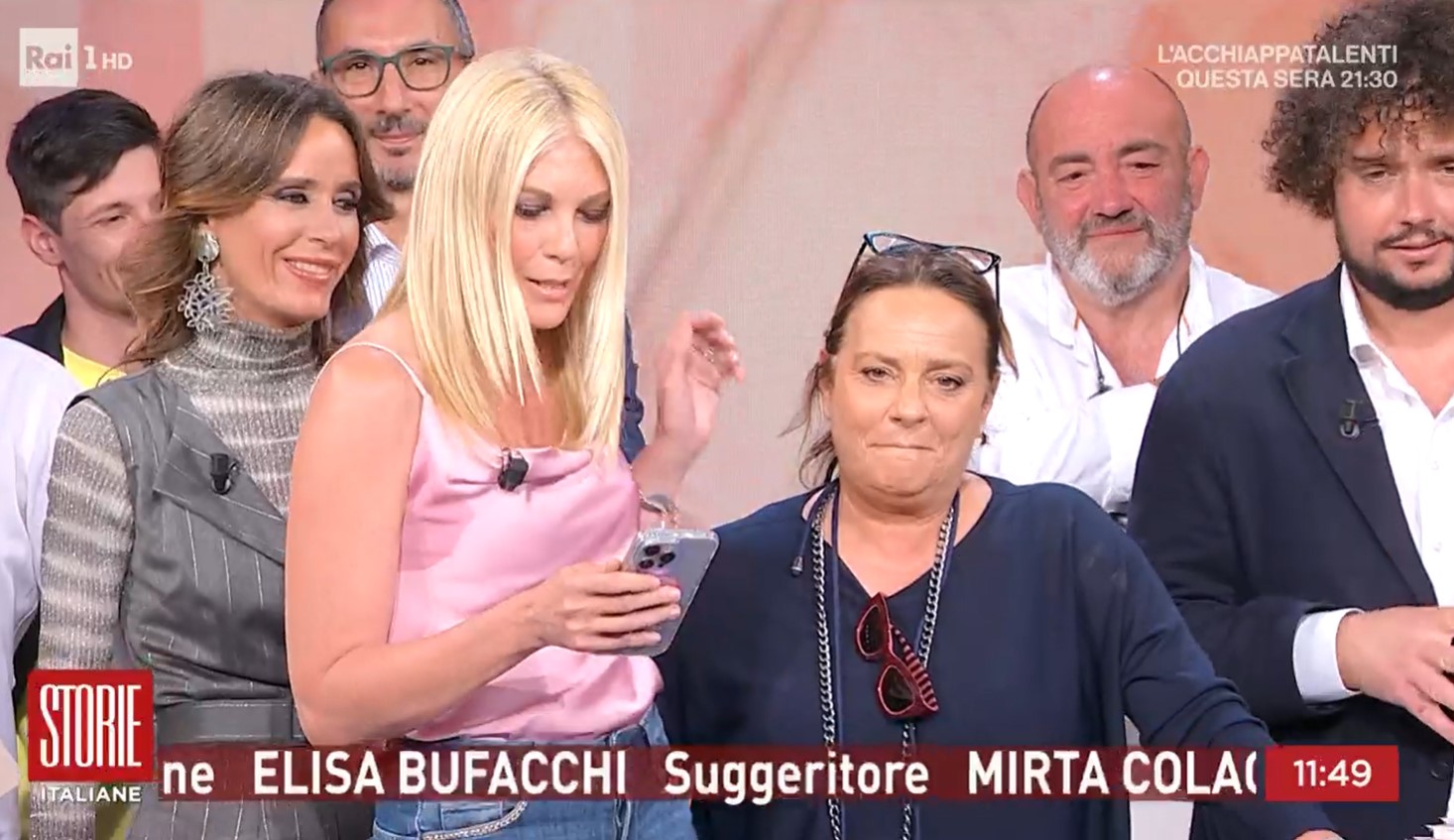 Storie italiane, Eleonora Daniele saluta il pubblico: “Grazie a questa squadra che io amo follemente”