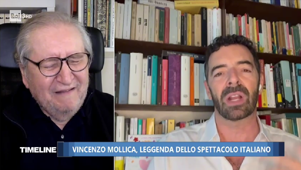 Vincenzo Mollica a Timeline commosso per il video messaggio di Alberto Matano (VIDEO ANTEPRIMA)