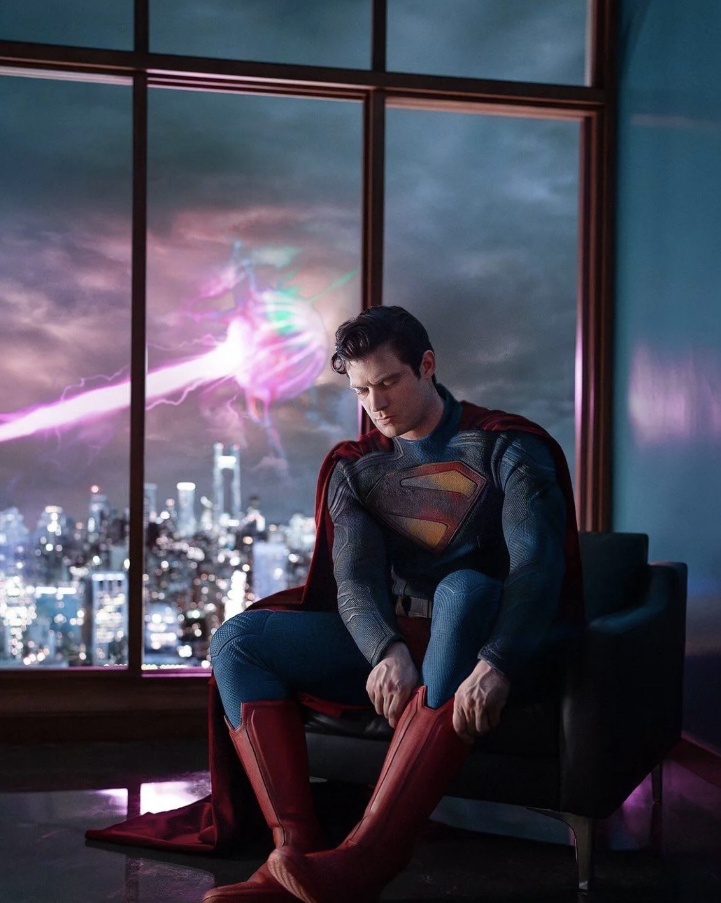 Svelata la prima foto ufficiale di David Corenswet nel suo costume di Superman così come apparirà nel reboot del regista James Gunn.