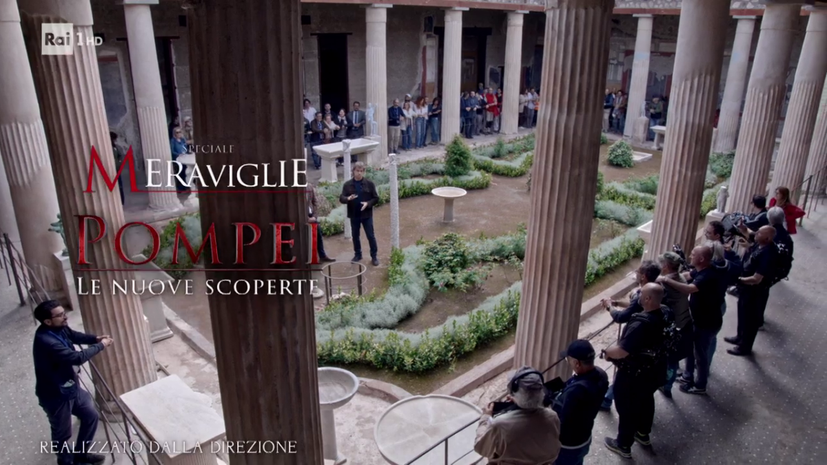 Speciale Meraviglie a Pompei, l’evento tv è un’opera d’arte (e di téchne)
