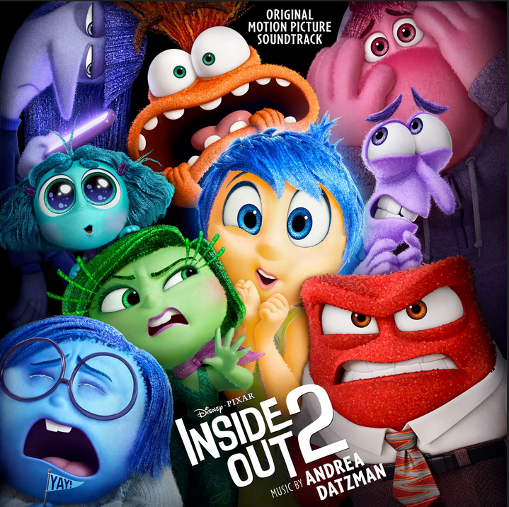 Disponibile in digitale la colonna sonora di Andrea Dazman per Inside out 2, il nuovo film d'animazione Pixar disponibile nei cinema italiani dal 20 giugno 2024.