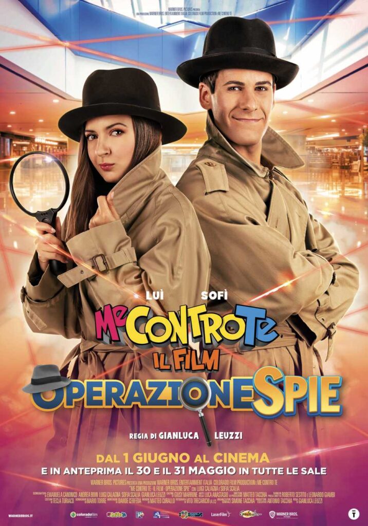 Al cinema con Warner Bros. Pictures Me contro Te - Operazione Spie, sesto film della saga campione d'incassi che porterà Lui e Sofi indietro nel tempo fino ai mitici anni Novanta.