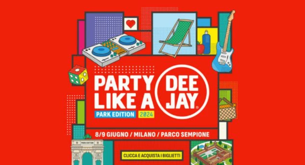 Party Like a Deejay 2024, scaletta, programma domenica 9 giugno (Arco della Pace, Milano)