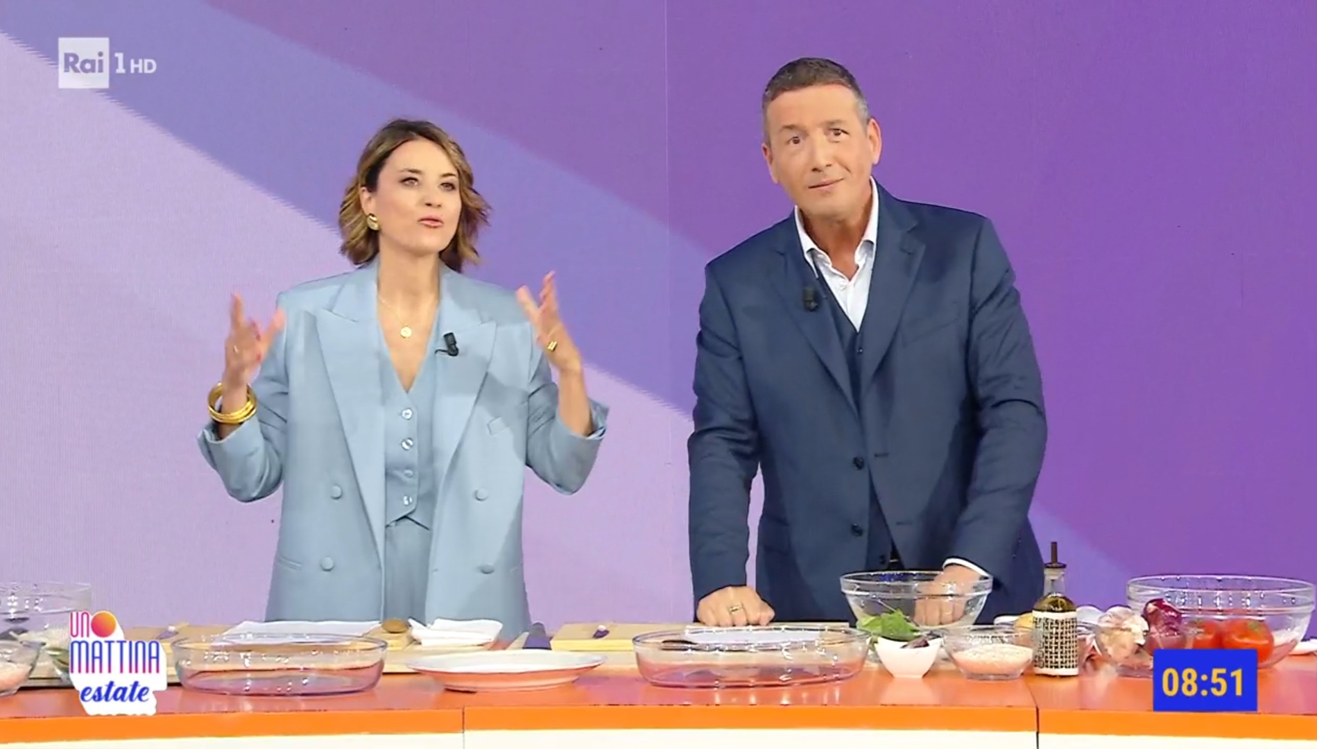 Unomattina Estate, Greco non “è di casa”, Mauro tesa e ingessata, Marocchi il più centrato