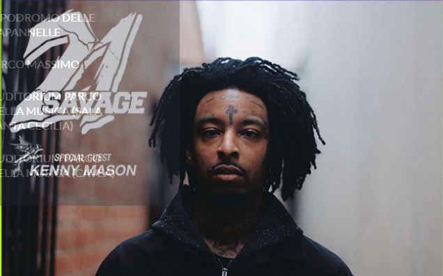 21 Savage in concerto al Rock in Roma, martedì 16 luglio 2024: la scaletta delle canzoni, orario e come arrivare