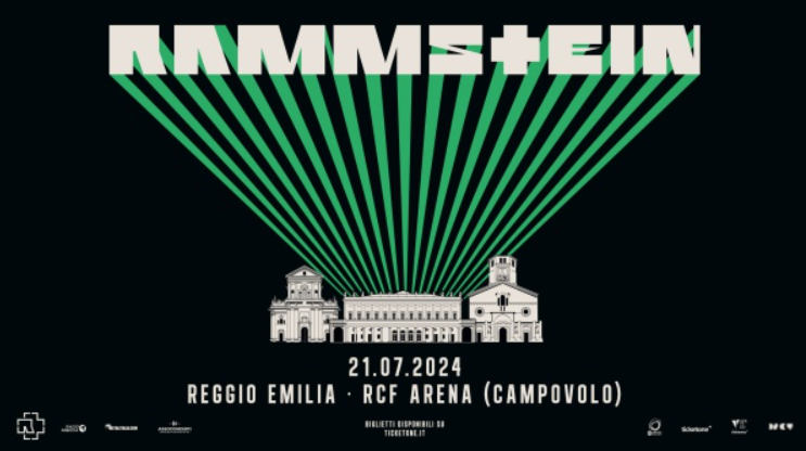 Rammstein a Reggio Emilia, Campovolo, 21 luglio 2024: la scaletta del concerto