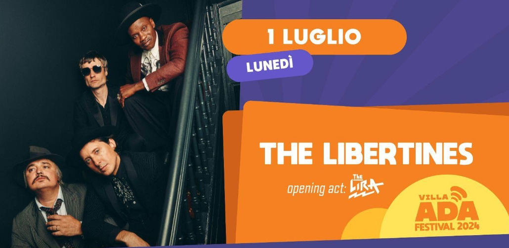 La scaletta dei The Libertines a Villa Ada Festival a Roma, concerto 1 luglio 2024