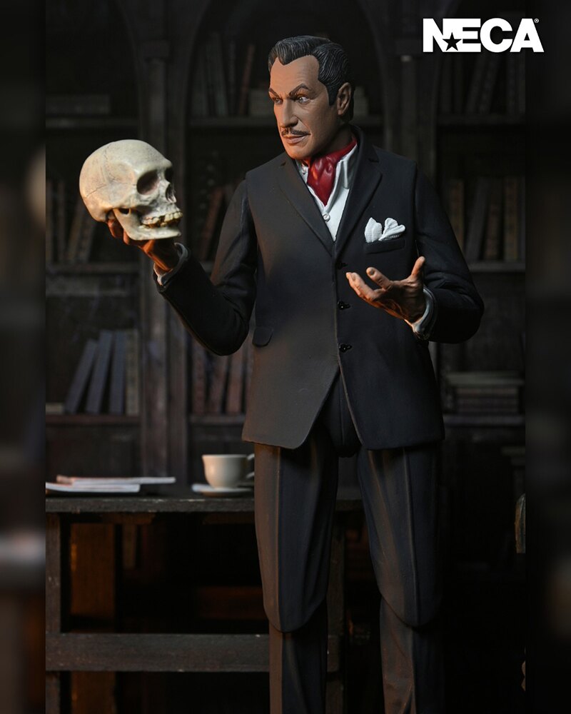 NECA rende omaggio alla leggenda dell'horror Vincent Price con una nuova action figure in edizione "Ultimate" che ritrae l'amato attore americano.