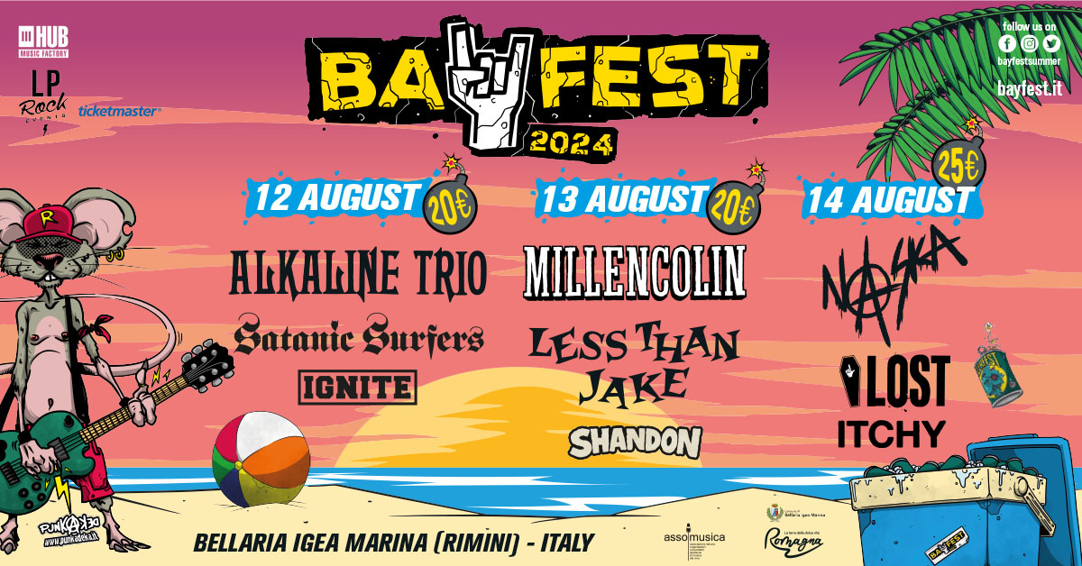 Bay Fest 2024: lineup, orari e tutte le informazioni sul festival punk di Agosto