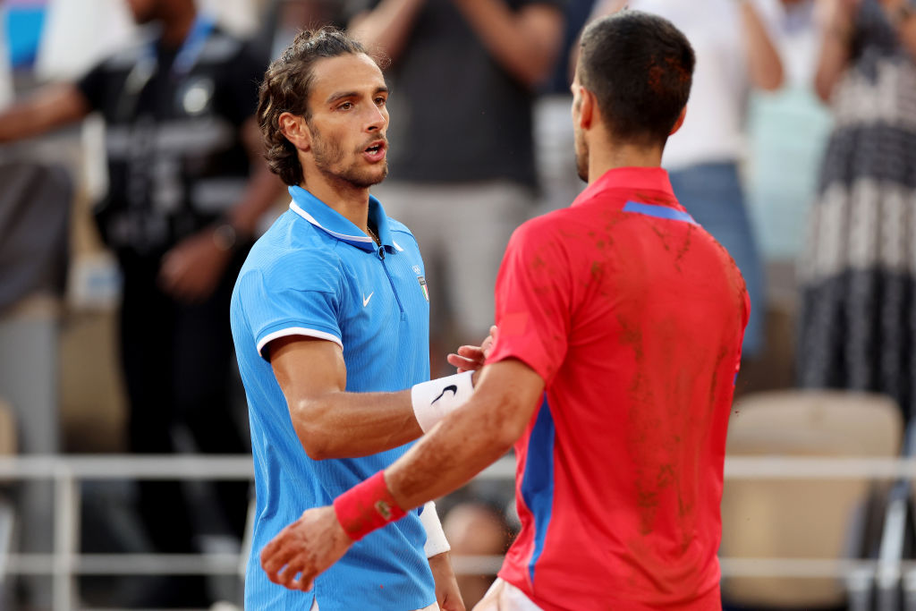 Musetti e Djokovic