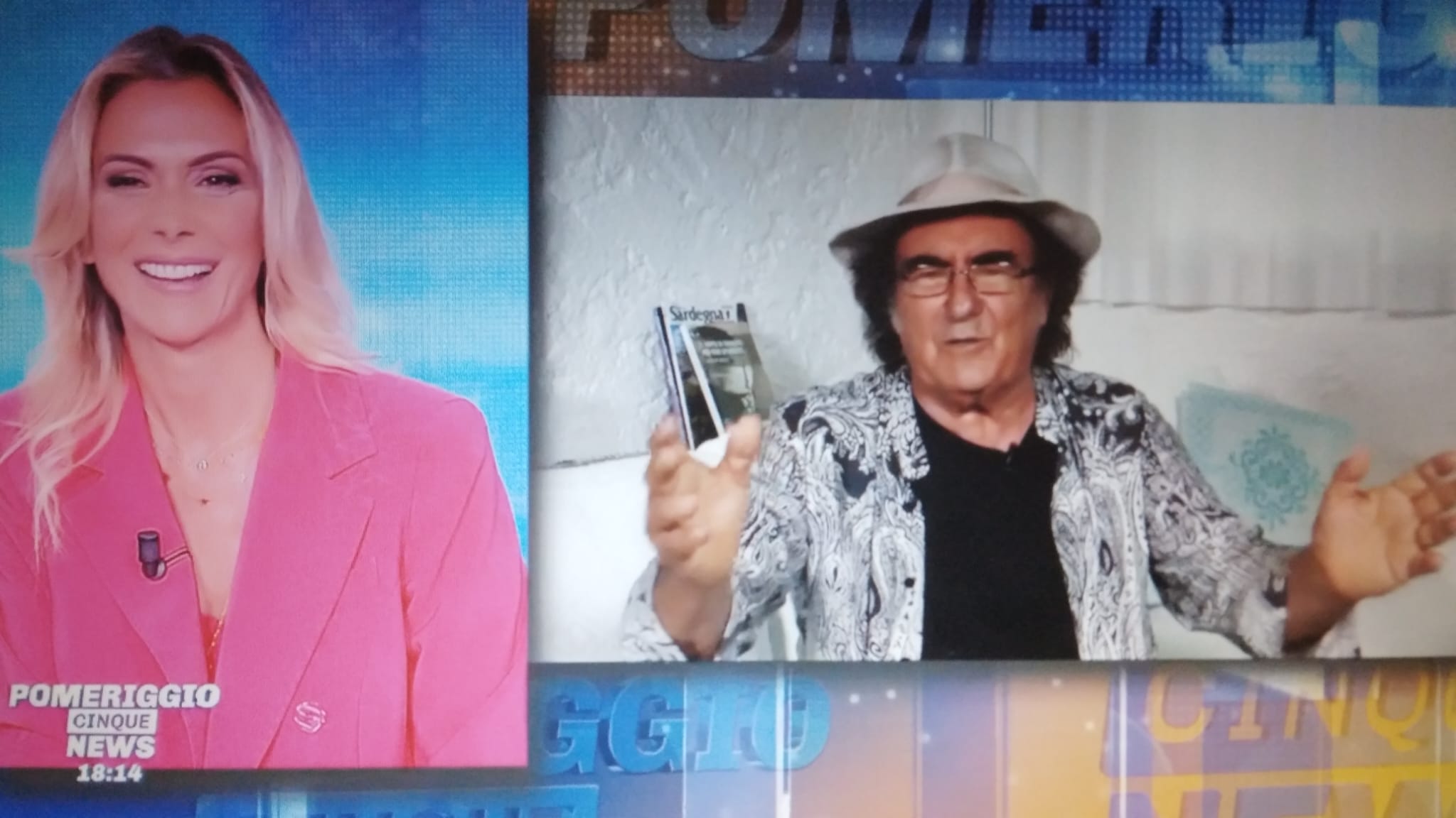 Albano e la surreale ospitata a Pomeriggio Cinque: “Mi avete pagat…chiamato per parlare di canzoni”