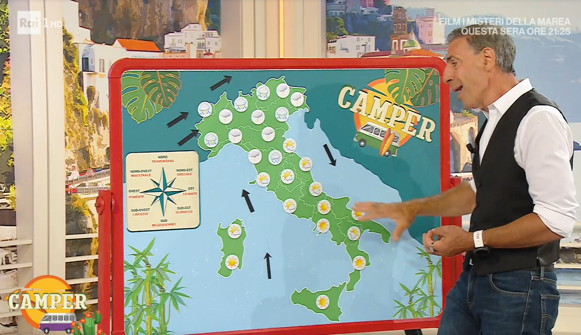 Camper va in onda in replica. E pure le previsioni del tempo sono quelle di due mesi fa
