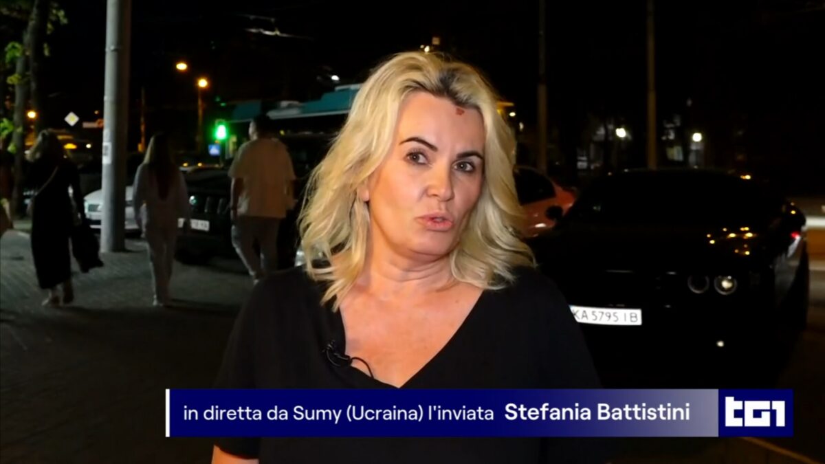 Stefania Battistini e Simone Traini (Tg1) costretti al ritorno in Italia