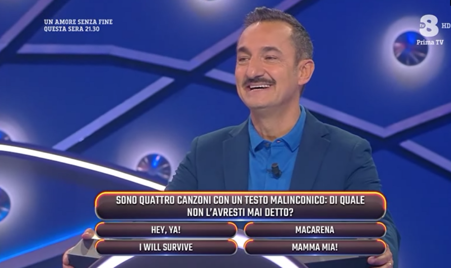 100 % Italia, il game show sui sondaggi sembra un party a numero chiuso. Funziona il nuovo gioco, ma servono più domande ‘pop’!