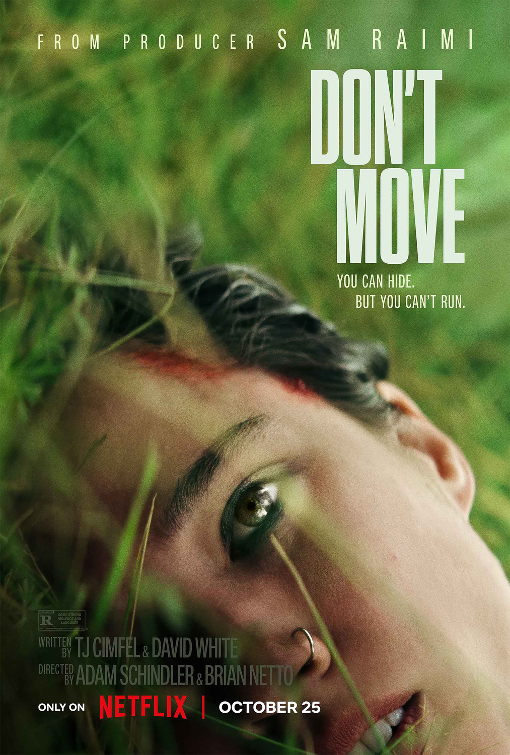 Trailer e tutto quello che c'è da sapere su "Don't Move", il film thriller Netflix con Finn Wittrock e Kelsey Asbille, diretto da Adam Schindler e Brian Netto e prodotto da Sam Raimi.