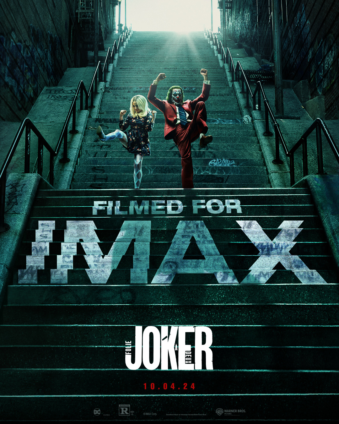 Joker 2 a Venezia 81: prima clip e un poster IMAX del film Joker Folie À Deux di Todd Phillips con Joaquin Phoenix e Lady Gaga.