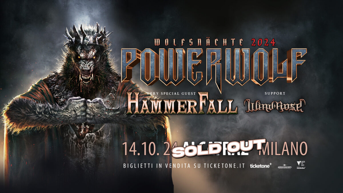 Powerwolf e Hammerfall a Milano: tutti i dettagli sul concerto del 14 Ottobre 2024