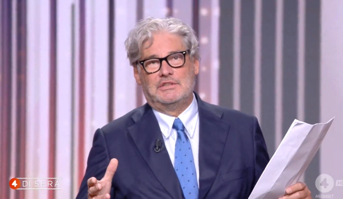 Gasparri attacca la Berlinguer in diretta su Rete4: “Meglio Porro”. Del Debbio lo stoppa