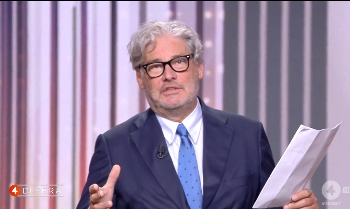 Gasparri attacca la Berlinguer in diretta su Rete4: “Meglio Porro”. Del Debbio lo stoppa