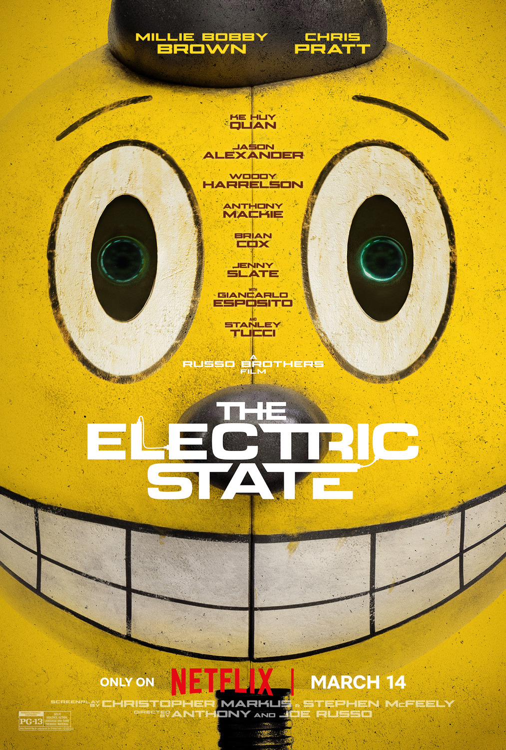 Trailer italiano e tutto quello che c'è da sapere su The Electric State, l'avventura sci-fi dei fratelli Russo in arrivo su Netflix nel 2025 con Millie Bobby Brown, Chris Pratt e Ke Huy Quan.