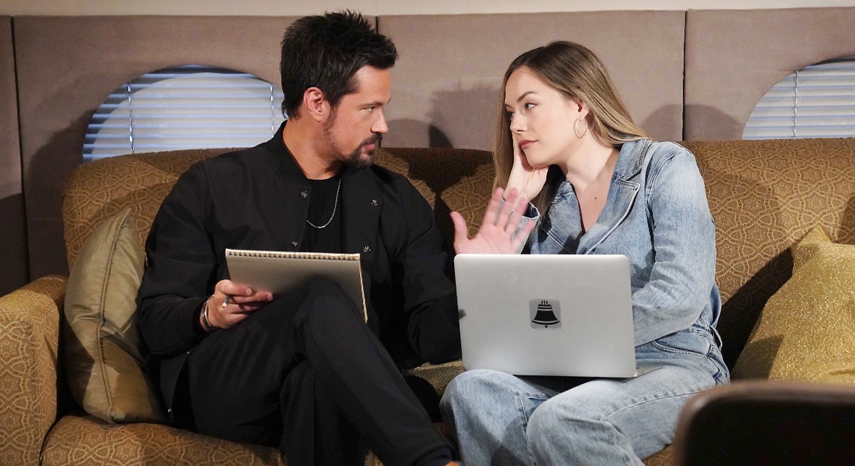 Anticipazioni Beautiful puntata del 7 novembre 2024: Steffy tiene d’occhio Hope e Thomas durante il viaggio