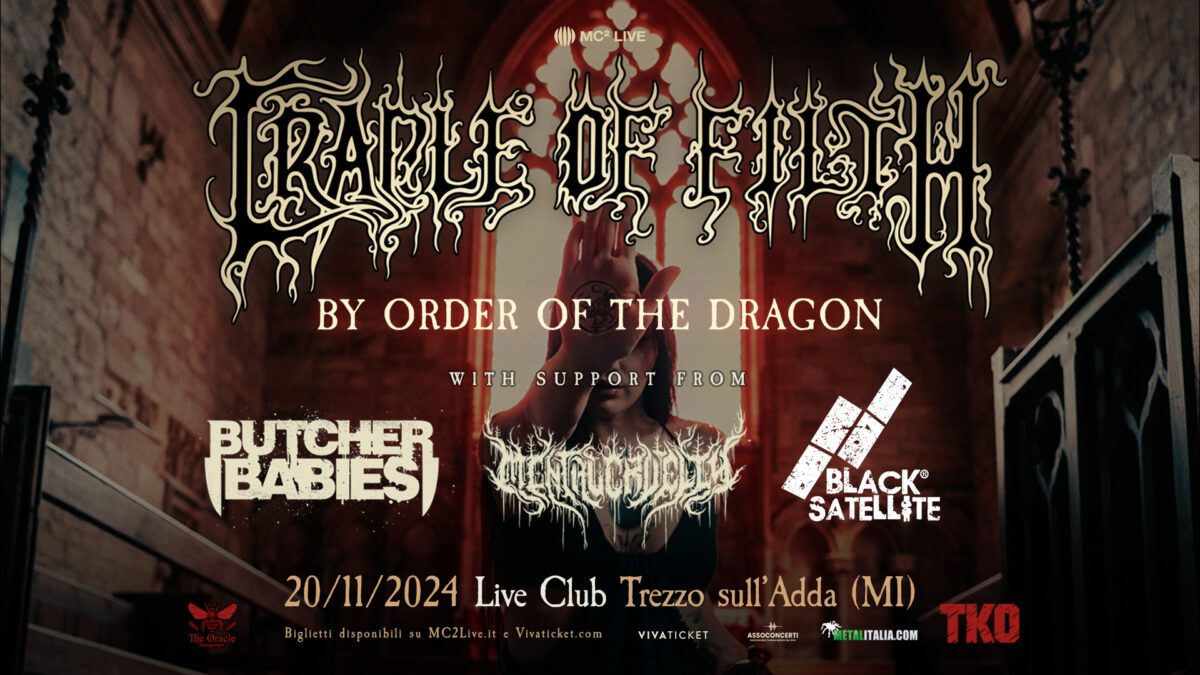 Cradle Of Filth a Trezzo: tutti i dettagli sul concerto del 20 Novembre 2024