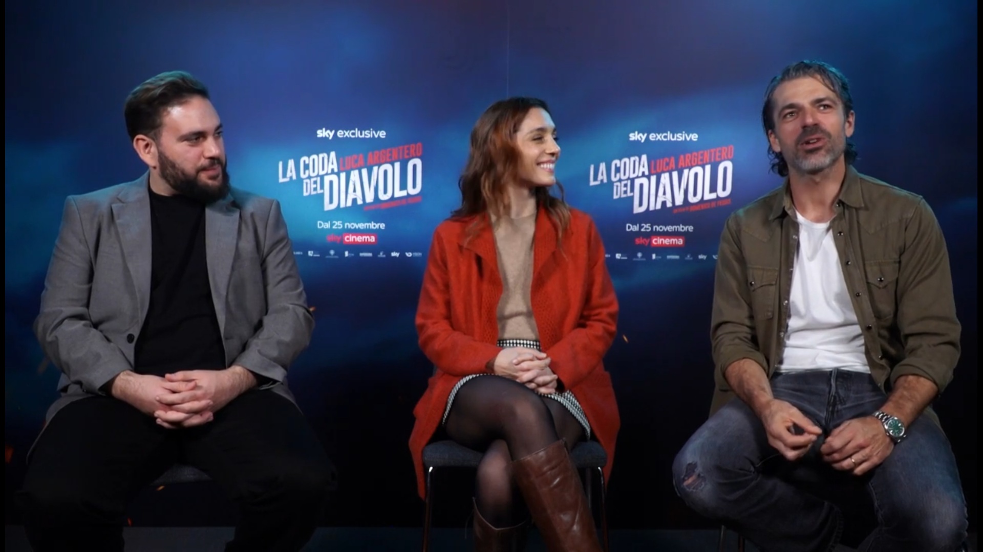 La coda del diavolo, intervista con Luca Argentero, Cristiana Dell’Anna e Domenico De Feudiis