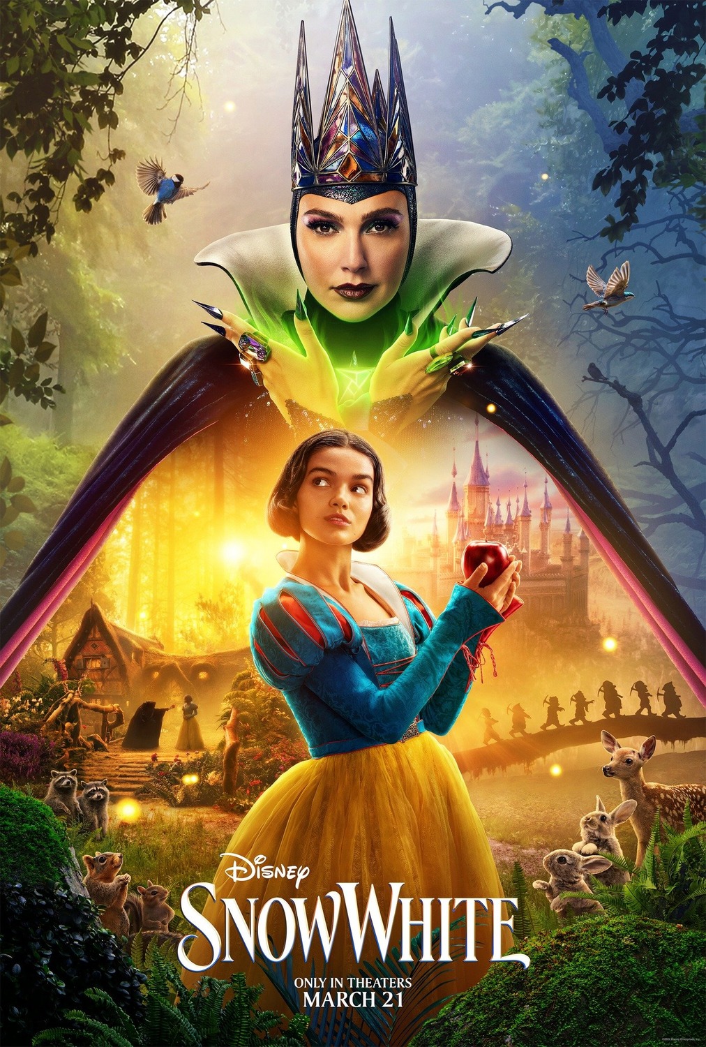 Nuovo trailer e tutto quello che c'è da sapere sul remake live-action di Biancaneve di Marc Webb con Rachel Zegler e Gal Gadot nei cinema italiani con Disney a marzo 2025.