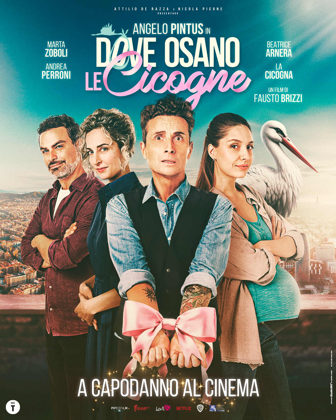 Dove osano le cicogne: primo trailer e nuovo poster del film di Fausto Brizzi con protagonista Angelo Pintus