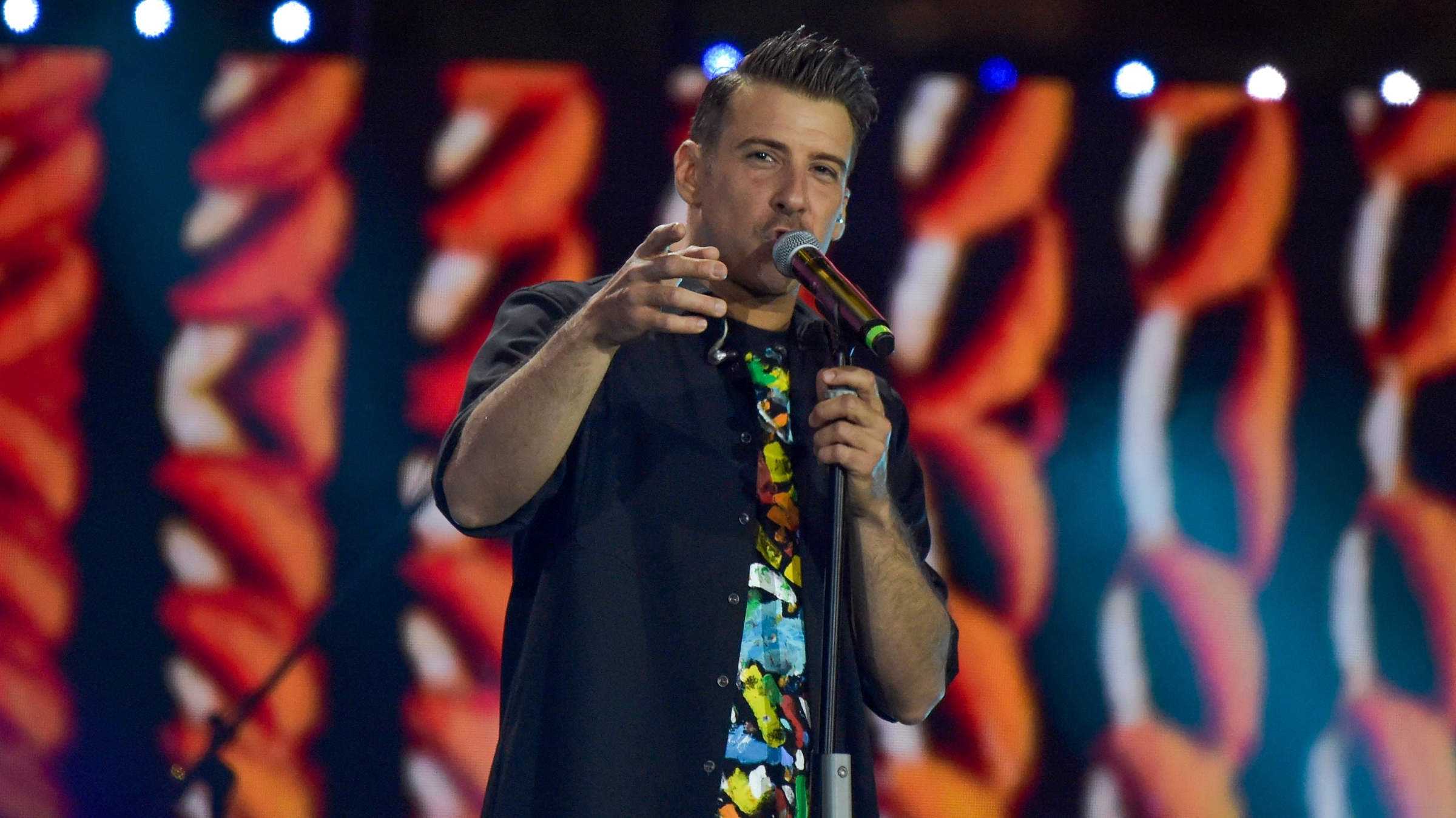Francesco Gabbani a Sanremo 2025