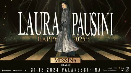 Concerto di Capodanno con Laura Pausini a Messina, Happy 2025: scaletta delle canzoni e anticipazioni