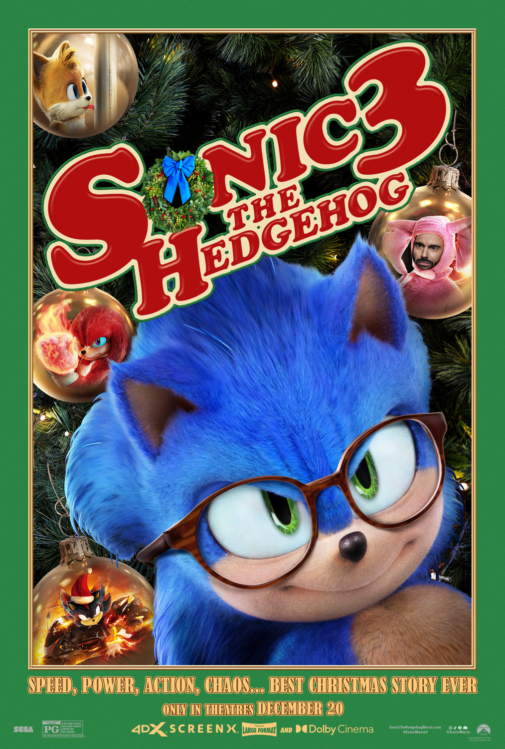 Nuovi video ufficiali per Natale e prima clip di Sonic 3 - Il film con Jim Carrey, Keanu Reeves e Idris Elba - Al cinema con Paramount Pictures Italia e Eagle Pictures dal 1° gennaio 2025
