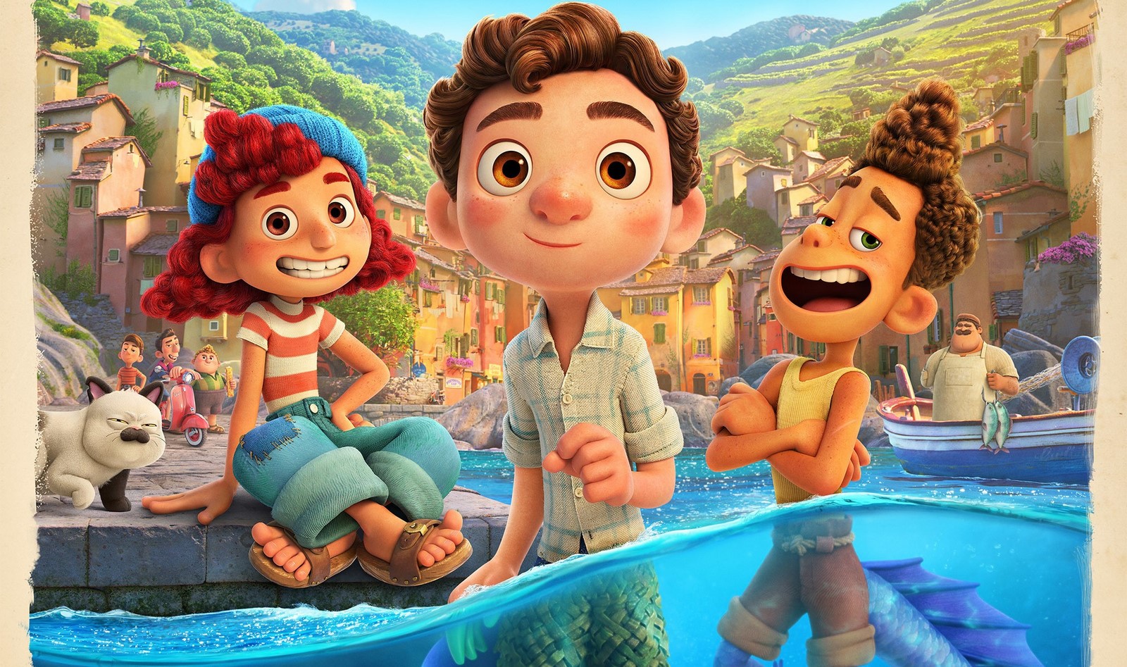 Recensione e tutto quello che c'è da sapere sul film d'animazione Disney-Pixar Luca di Enrico Casarosa su Rai Due con le voci italiane di Luca Argentero, Sara Ciocca, Marina Massironi, Orietta Berti, Luciana Littizzetto e Fabio Fazio.