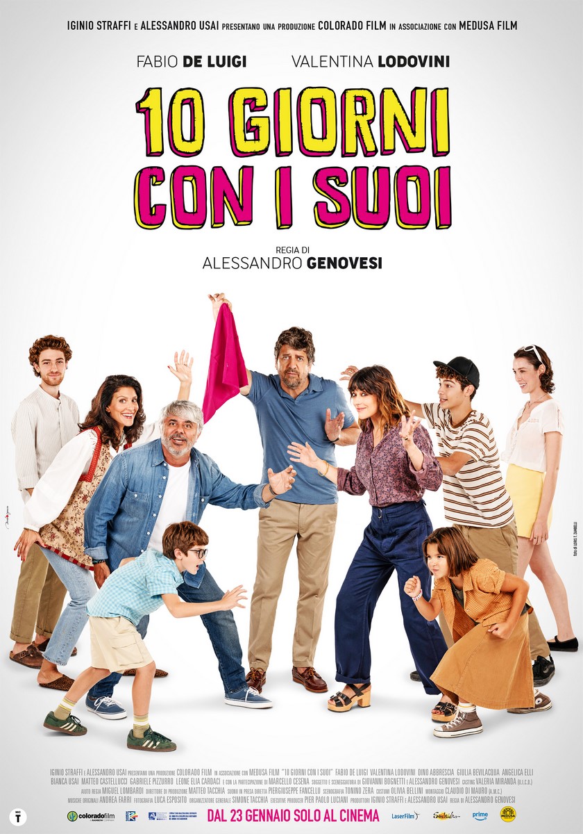 Trailer, trama, poster e tutto quello che c'è da sapere su "10 giorni con i suoi", il film di Alessandro Genovesi con Fabio De Luigi, Valentina Lodovini, Dino Abbrescia e Giulia Bevilacqua