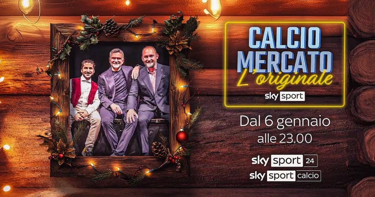 Calciomercato – L’Originale: dal 6 gennaio al 3 febbraio 2025, in onda su Sky e NOW