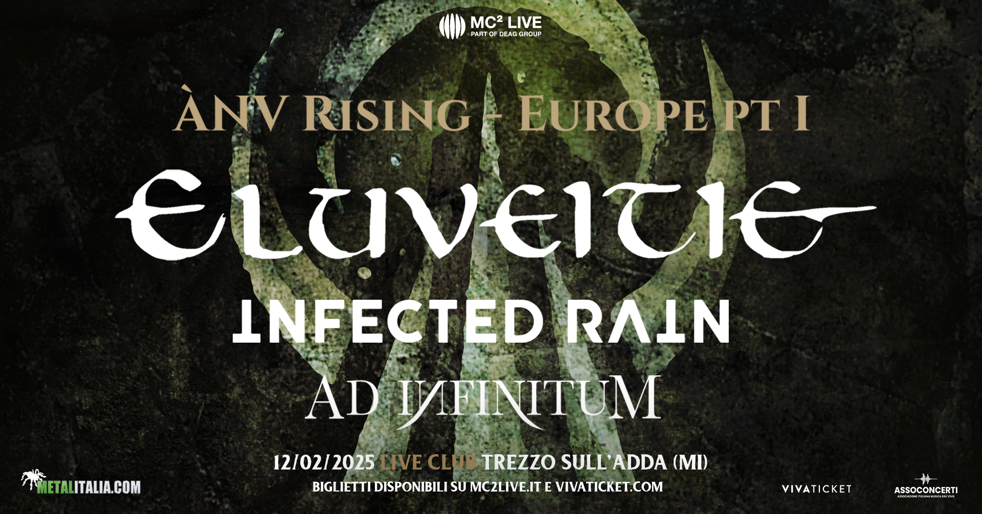 Eluveitie al Live Club di Trezzo: tutti i dettagli sul concerto del 12 Febbraio 2025