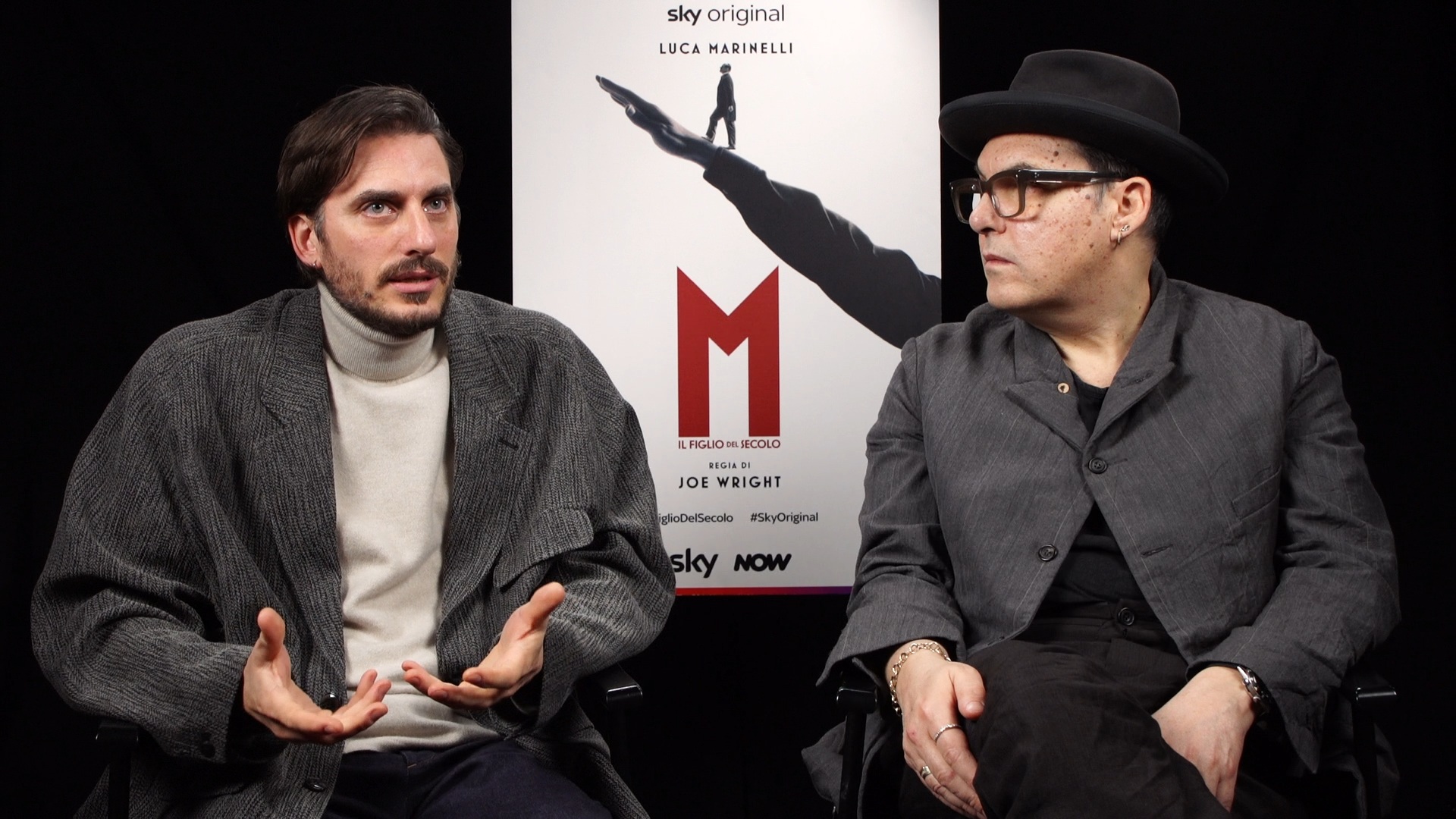 M – Il figlio del secolo, intervista con Luca Marinelli e Joe Wright