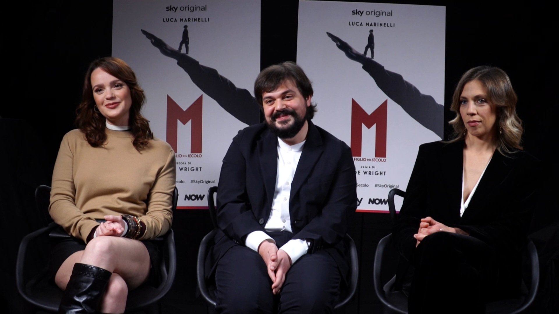 M – Il figlio del Secolo, Chicchiarelli, Russo e Cimatti: “I nostri personaggi innamorati di M.”