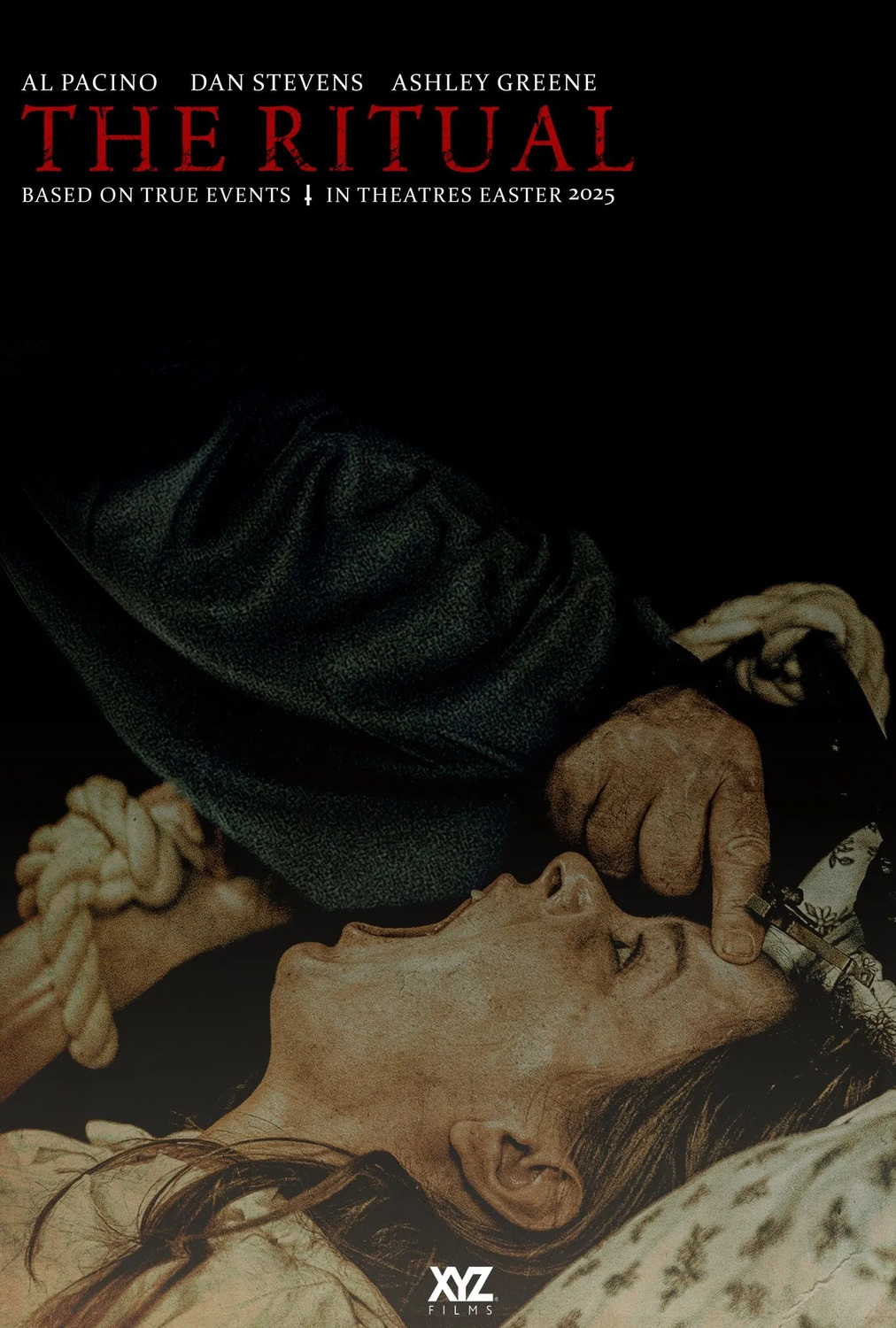 Trama, poster e tutto quello che c'è da sapere su The Ritual, il film horror di David Midell basato su una storia vera e interpretato da Dan Stevens, Al Pacino, Abigail Cowen, Ashley Greene e Patricia Heaton.