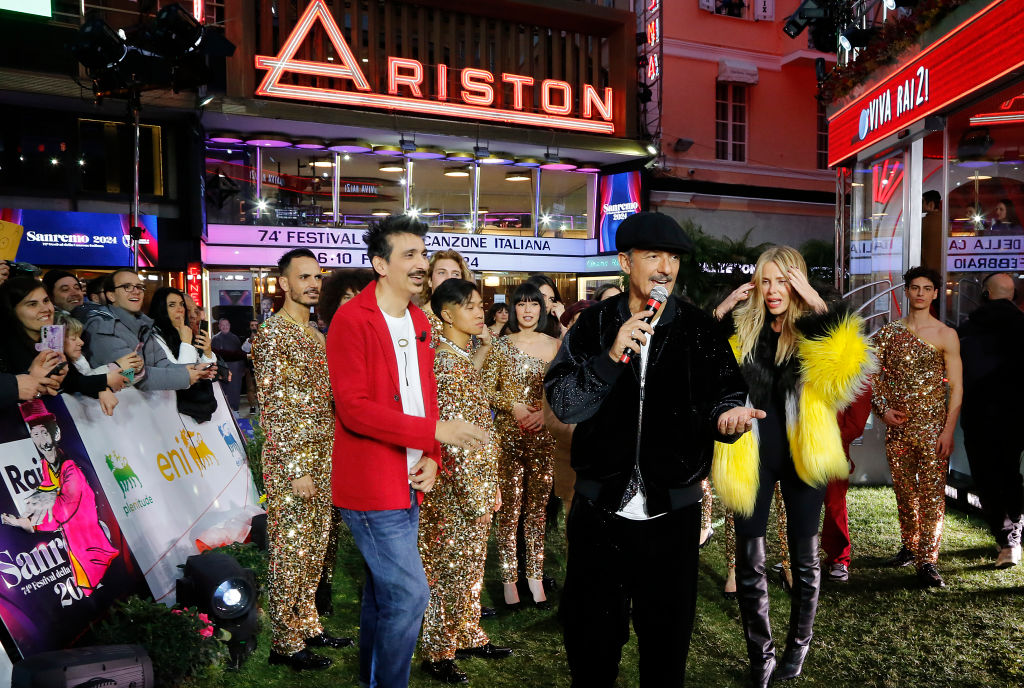Alessia Marcuzzi Viva Rai 2 a Sanremo 2024