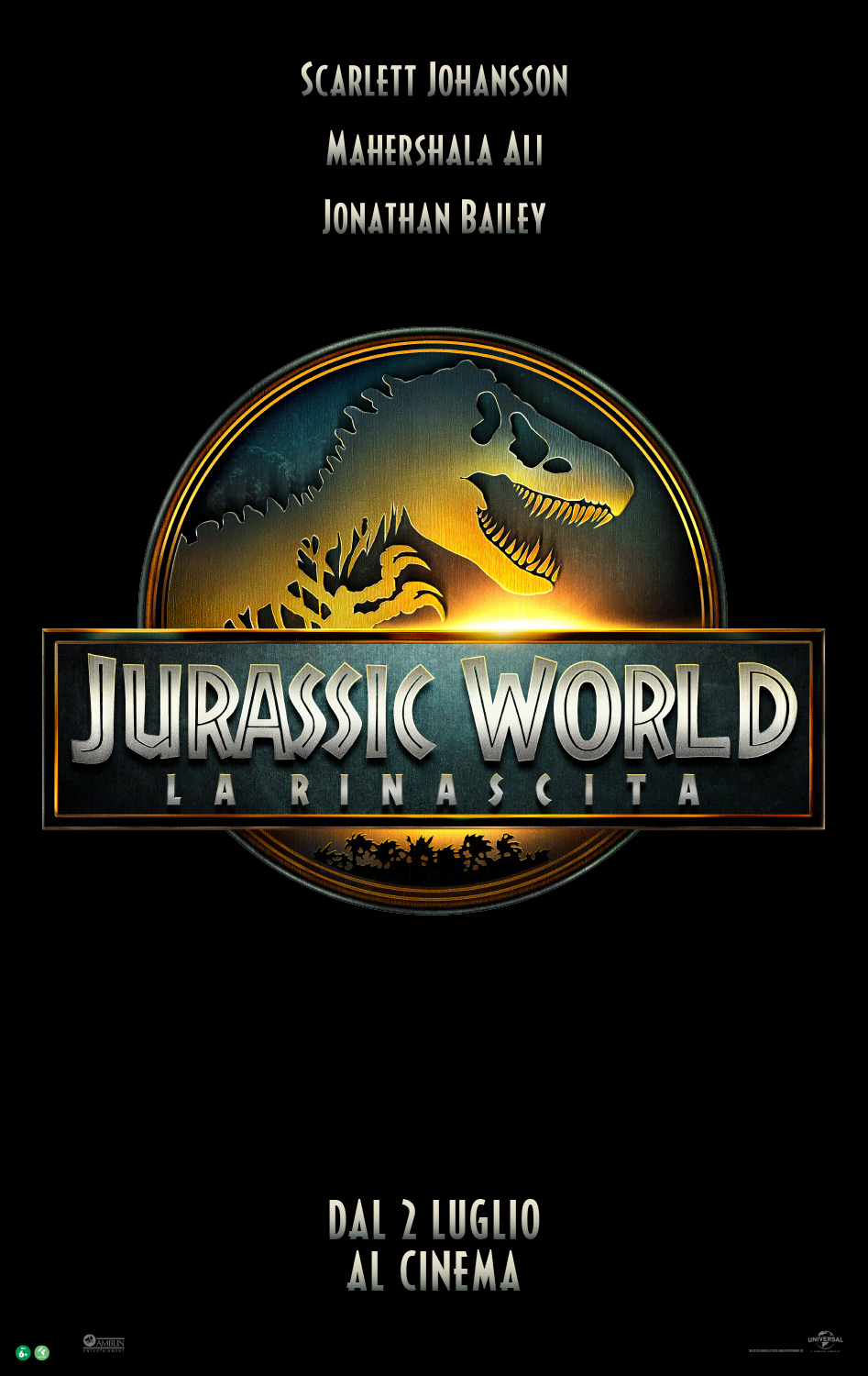 Tutto quello che c'è da sapere su Jurassic World 4 - La Rinascita, il sequel reboot di Gareth Edwards con Scarlett Johansson, Mahershala Ali e Jonathan Bailey - Al cinema con Universal Pictures Italia