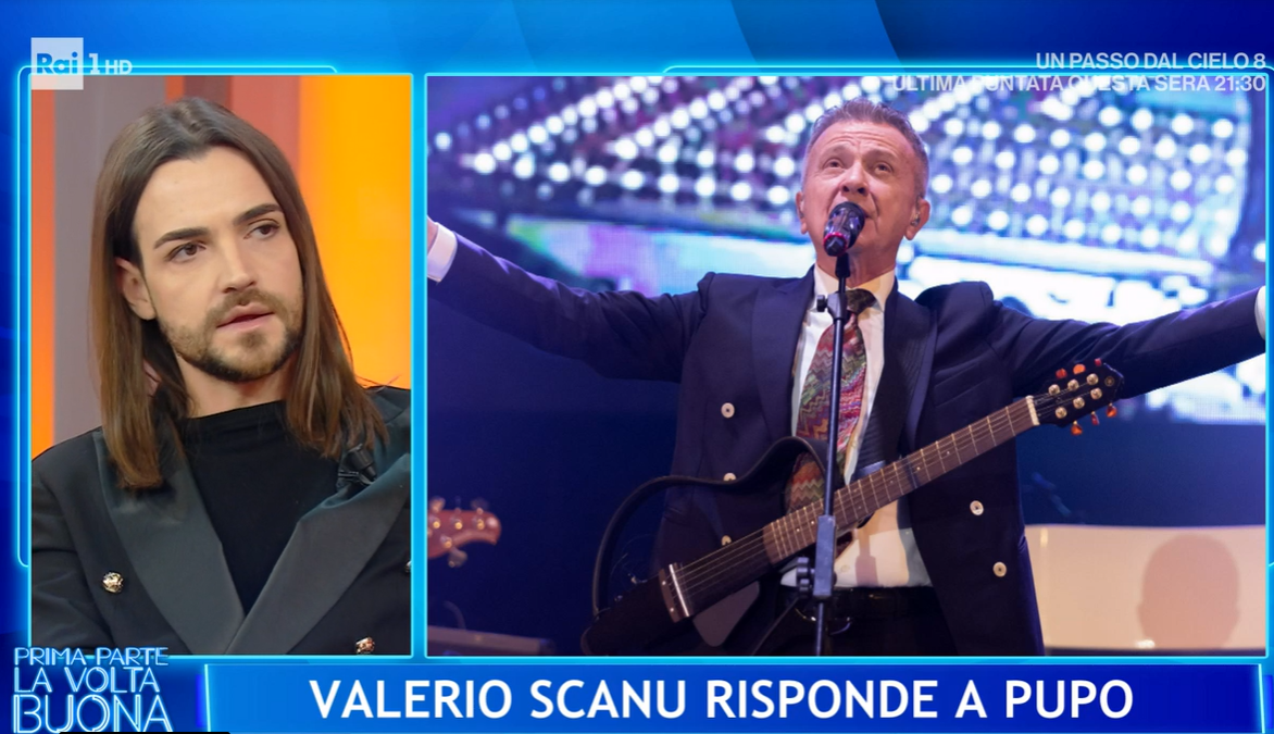 Valerio Scanu contro Pupo: “Ogni volta una versione differente. L’anno scorso tirò addirittura in ballo Napolitano”