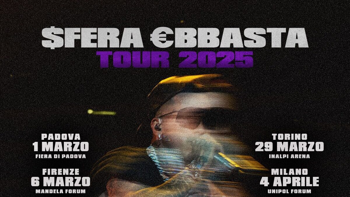 La scaletta del concerto di Sfera Ebbasta a Padova: le canzoni della data zero del Tour Palasport 2025