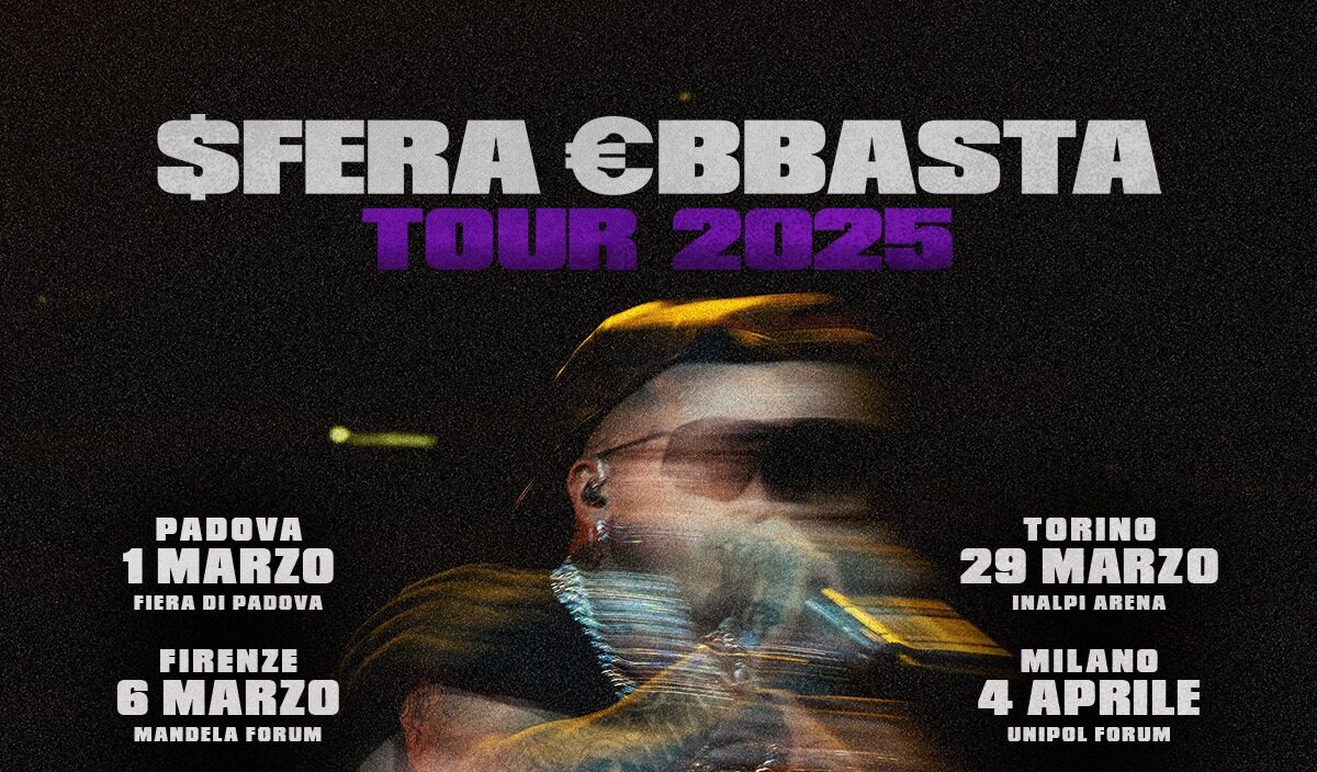 La scaletta del concerto di Sfera Ebbasta a Padova: le canzoni della data zero del Tour Palasport 2025