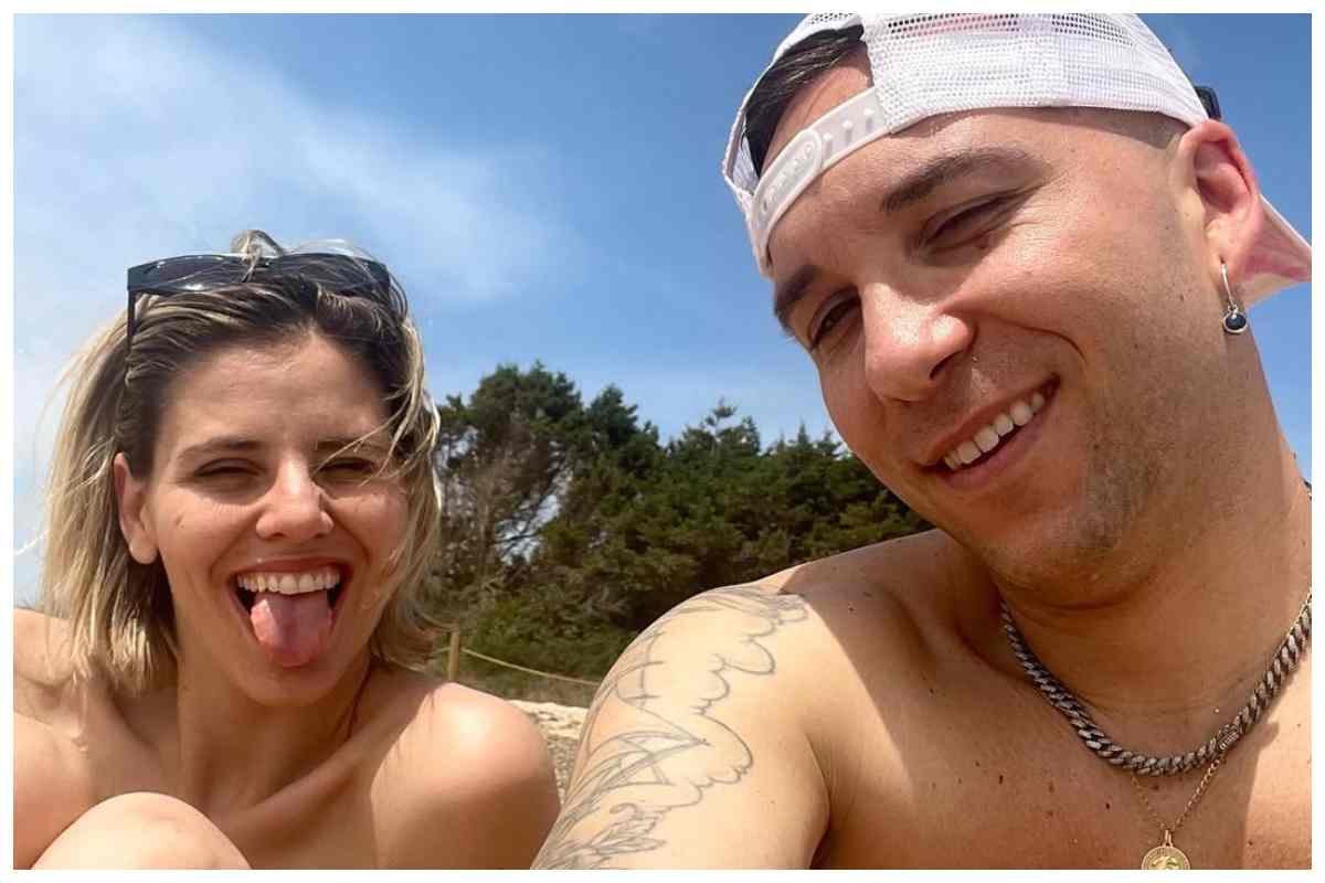 Arianna Montefiori e Briga sposi