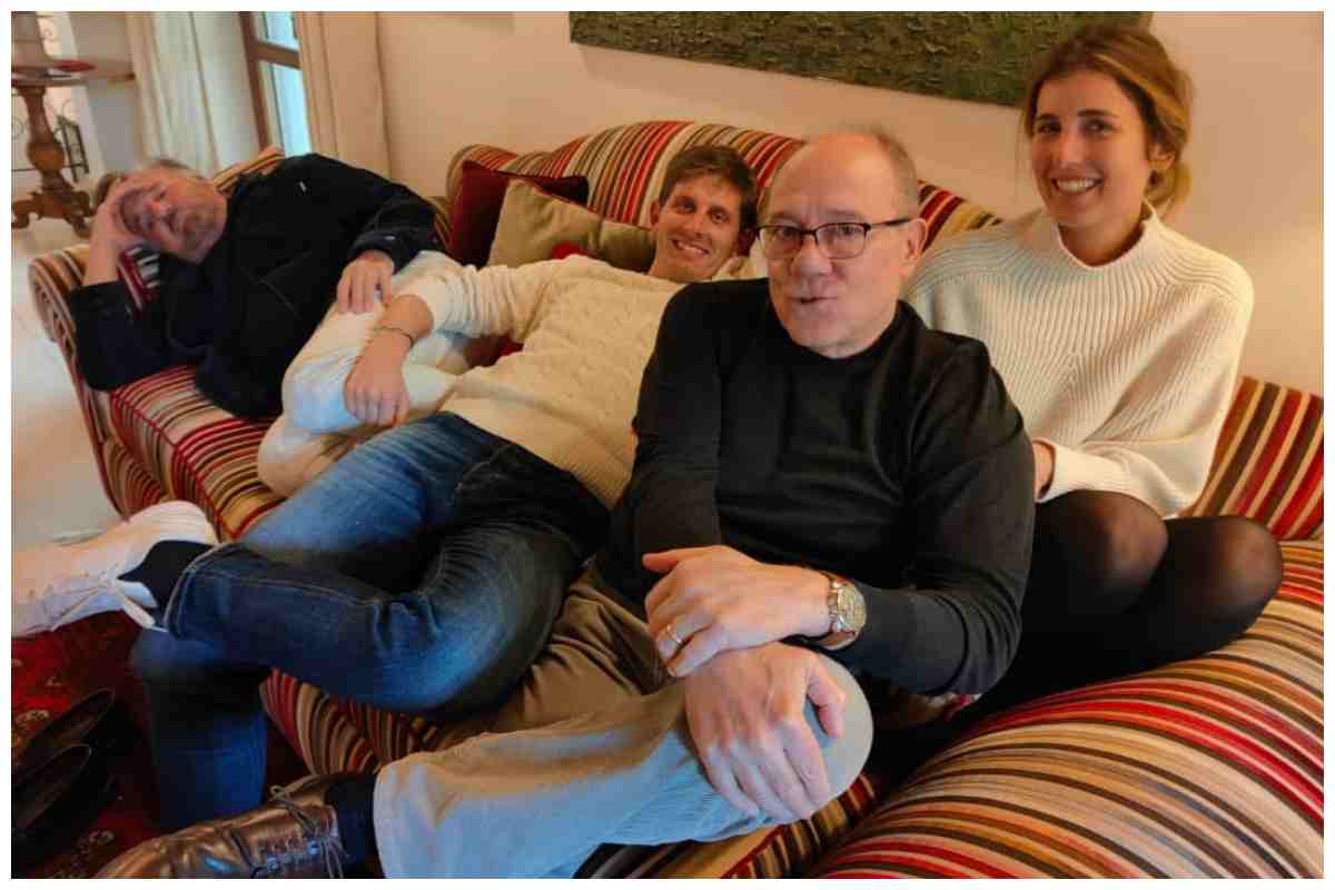 Carlo Verdone con i figli