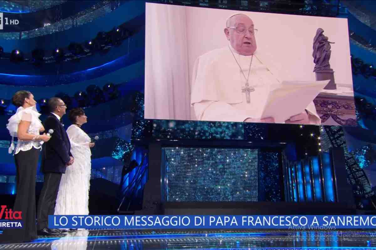 Papa a Sanremo