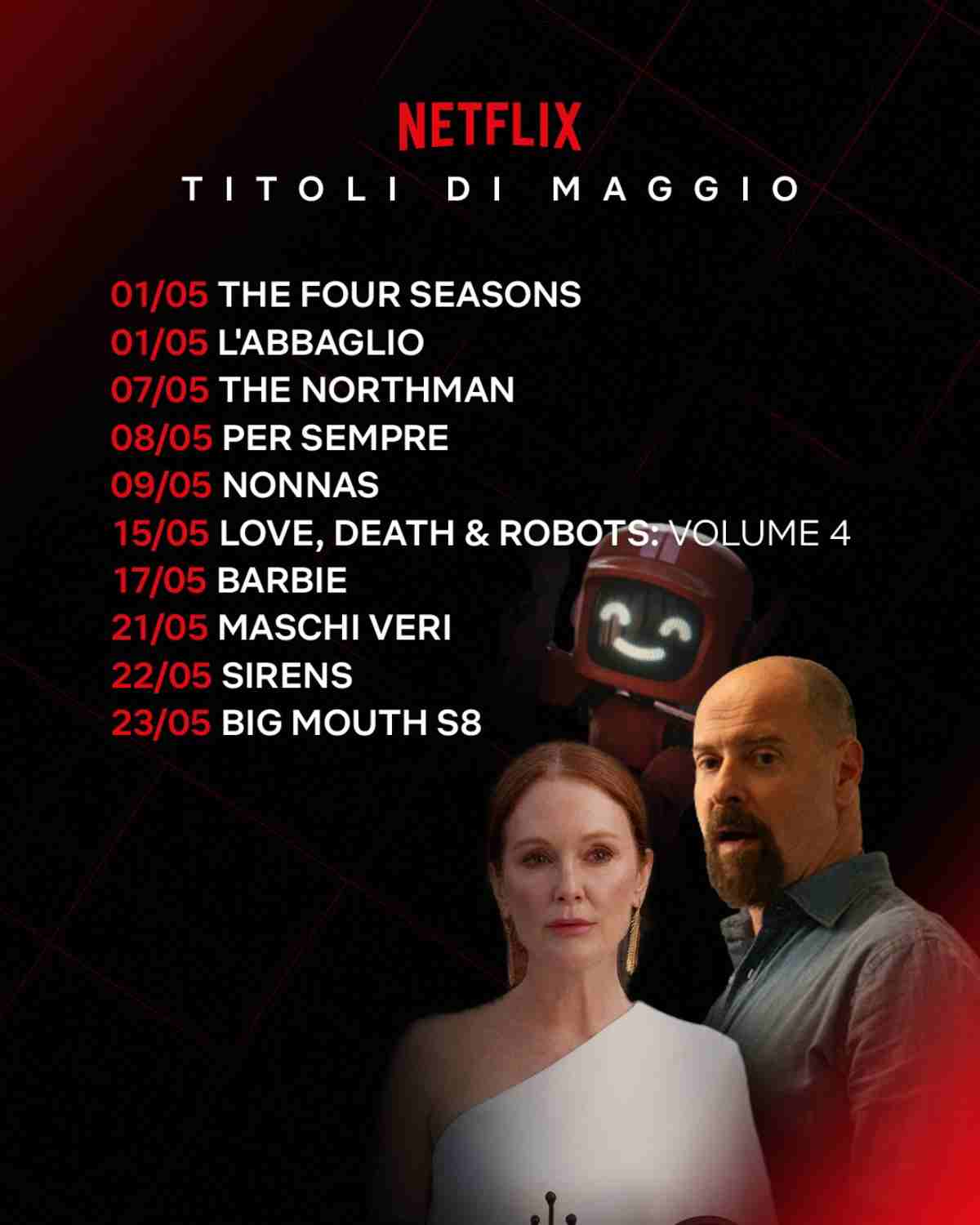 Netflix maggio 2025 anteprime