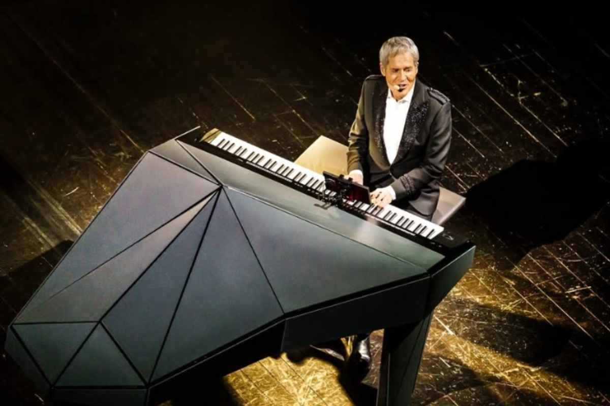 Claudio Baglioni al pianoforte