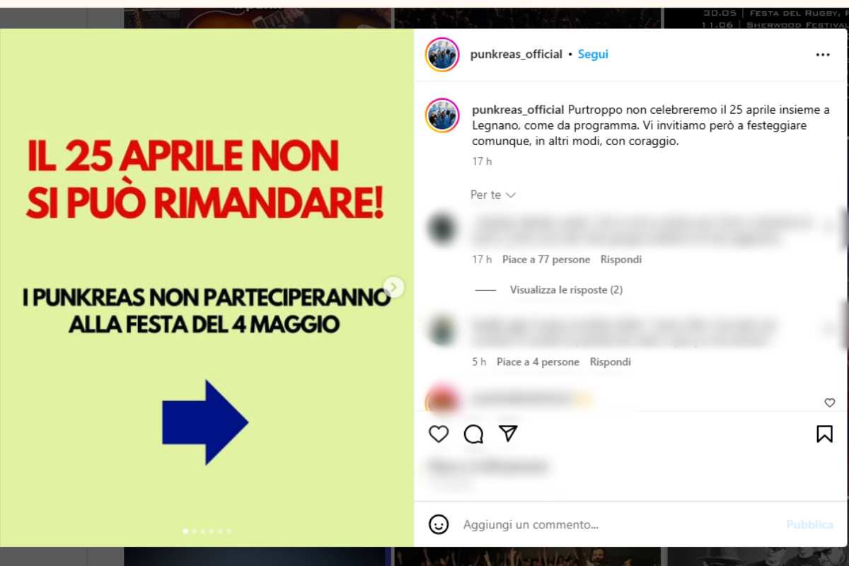 Punkreas comunicato